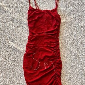 Lucy in the Sky Scarlet Mini Dress